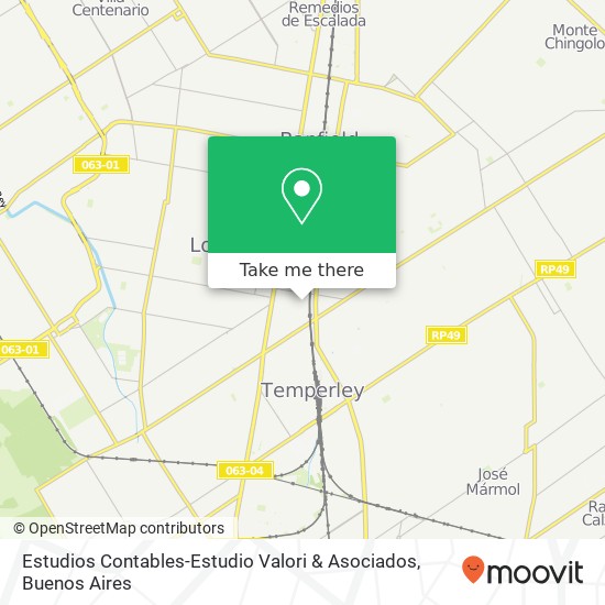 Estudios Contables-Estudio Valori & Asociados map