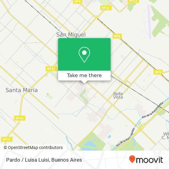 Pardo / Luisa Luisi map