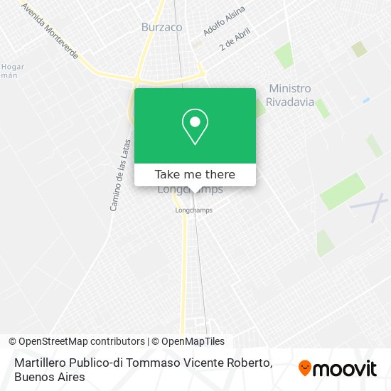 Mapa de Martillero Publico-di Tommaso Vicente Roberto