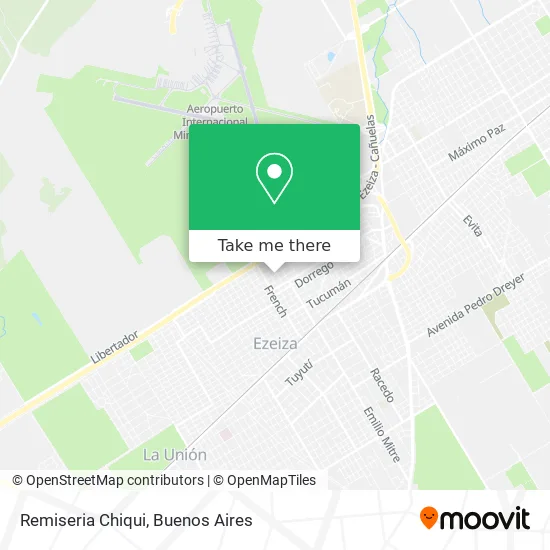 Remiseria Chiqui map