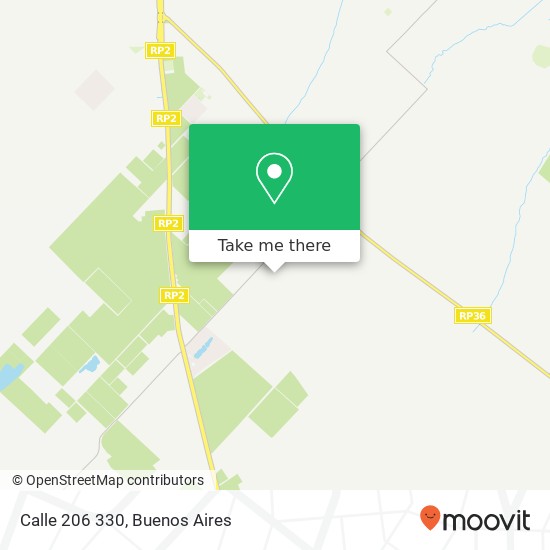 Calle 206 330 map