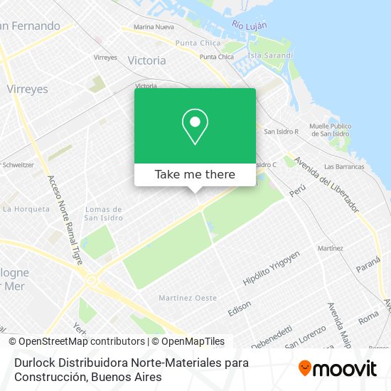 Durlock Distribuidora Norte-Materiales para Construcción map