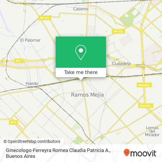 Mapa de Ginecologo-Ferreyra Romea Claudia Patricia A.
