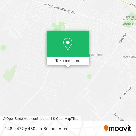 Mapa de 148 e  472 y 480 s n