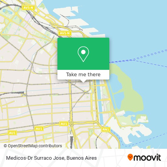 Medicos-Dr Surraco Jose map