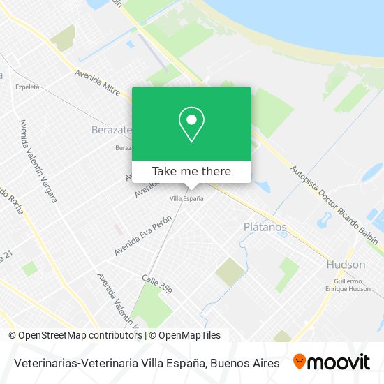 Veterinarias-Veterinaria Villa España map