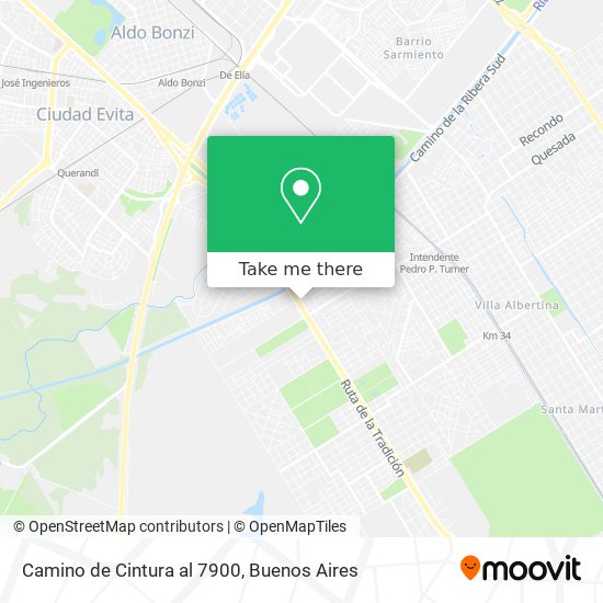 Camino de Cintura al 7900 map