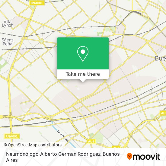 Neumonólogo-Alberto German Rodriguez map