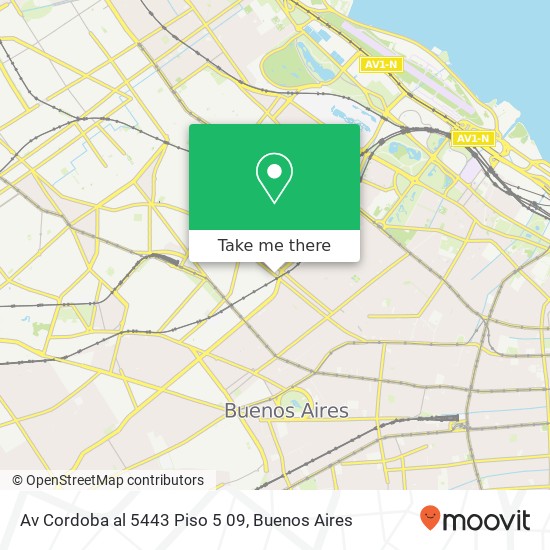 Av  Cordoba al 5443 Piso 5 09 map