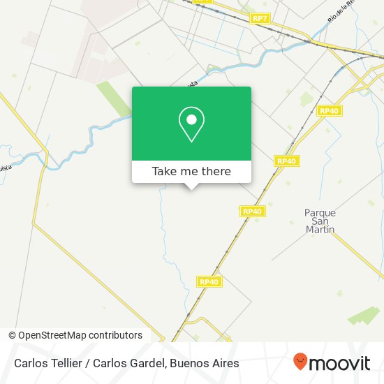 Carlos Tellier / Carlos Gardel map