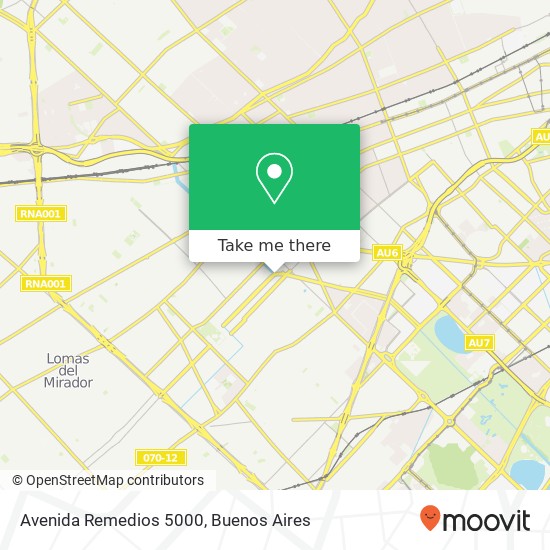 Avenida Remedios 5000 map