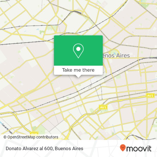 Donato Alvarez al 600 map