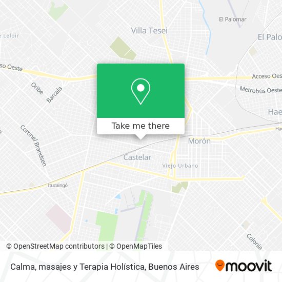 Mapa de Calma, masajes y Terapia Holística
