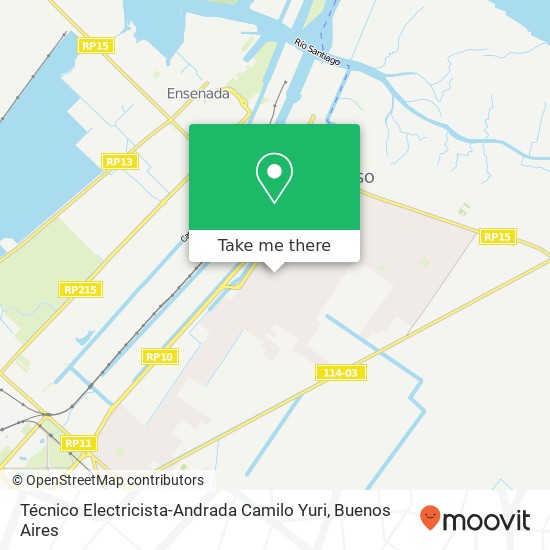 Técnico Electricista-Andrada Camilo Yuri map