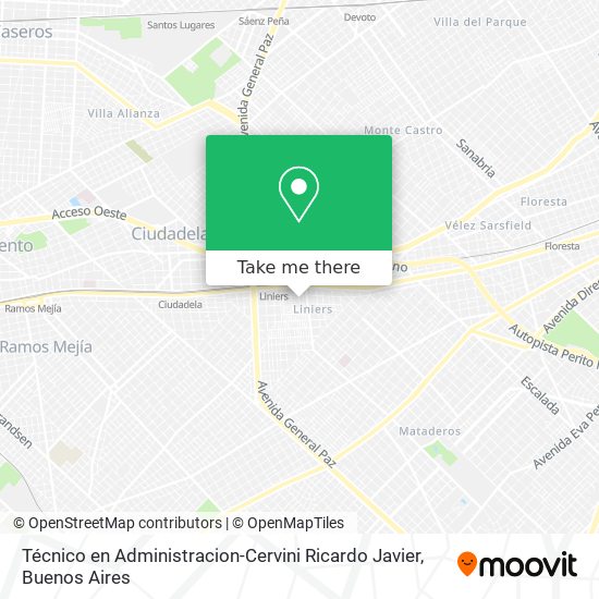 Técnico en Administracion-Cervini Ricardo Javier map
