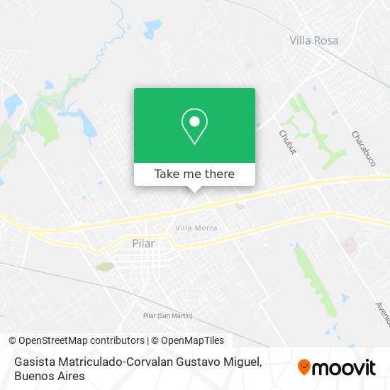 Gasista Matriculado-Corvalan Gustavo Miguel map