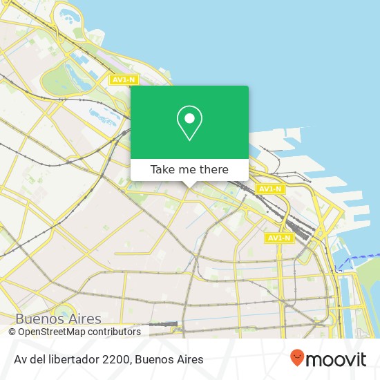 Mapa de Av del libertador  2200