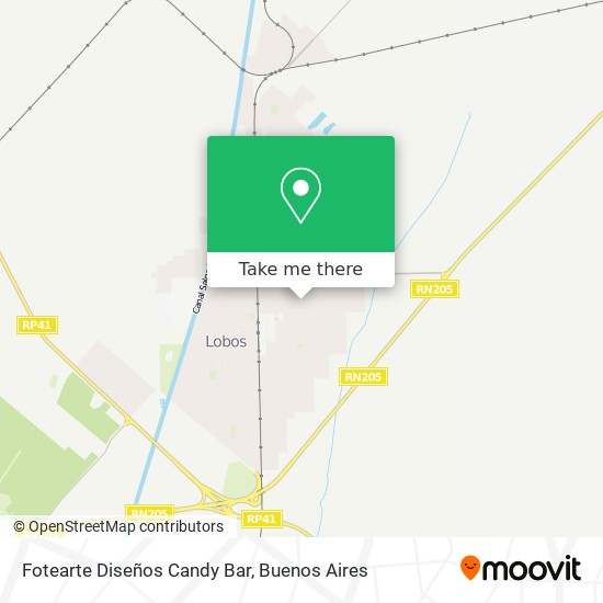 Fotearte Diseños Candy Bar map