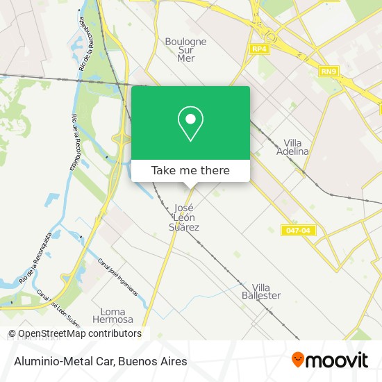 Aluminio-Metal Car map