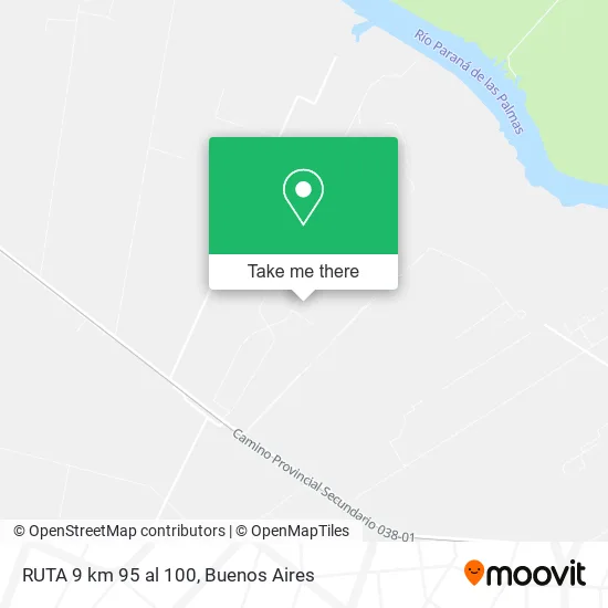 RUTA 9 km 95 al 100 map