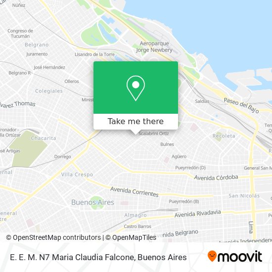 E. E. M. N7 Maria Claudia Falcone map