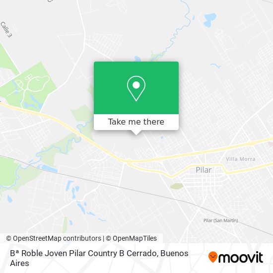 Bª Roble Joven    Pilar Country B  Cerrado map