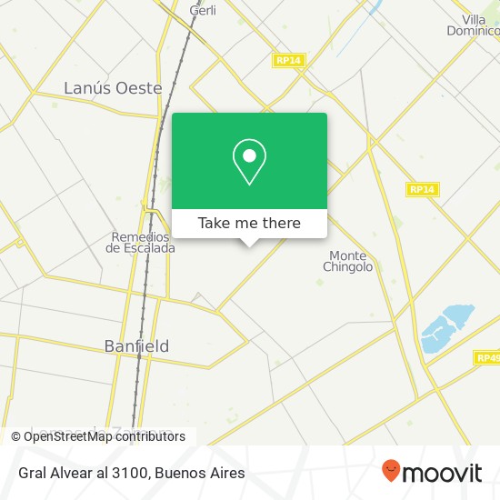 Gral  Alvear al 3100 map