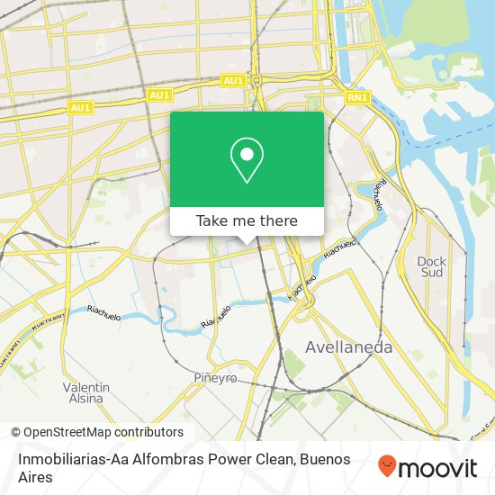 Inmobiliarias-Aa Alfombras Power Clean map