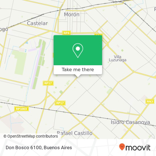 Don Bosco 6100 map