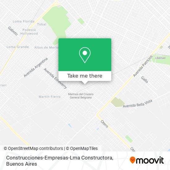 Construcciones-Empresas-Lma Constructora map