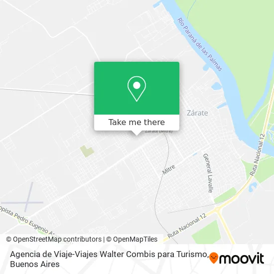 Mapa de Agencia de Viaje-Viajes Walter Combis para Turismo