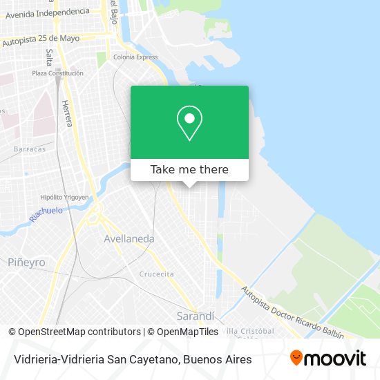 Mapa de Vidrieria-Vidrieria San Cayetano
