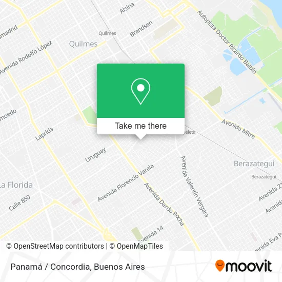 Mapa de Panamá / Concordia