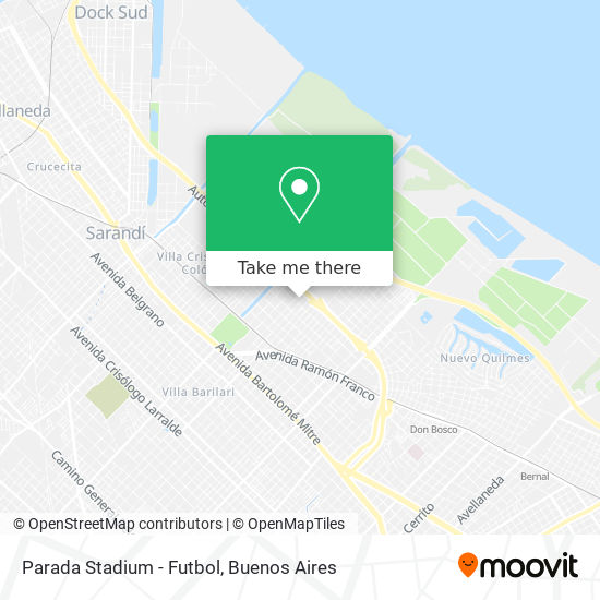Parada Stadium - Futbol map