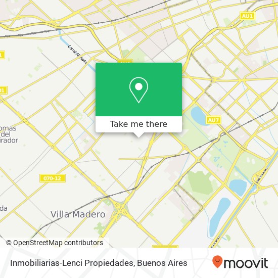 Mapa de Inmobiliarias-Lenci Propiedades