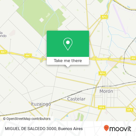 MIGUEL DE SALCEDO 3000 map