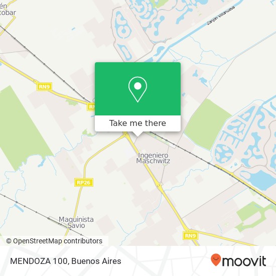 MENDOZA 100 map