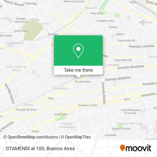 Mapa de OTAMENDI al 100