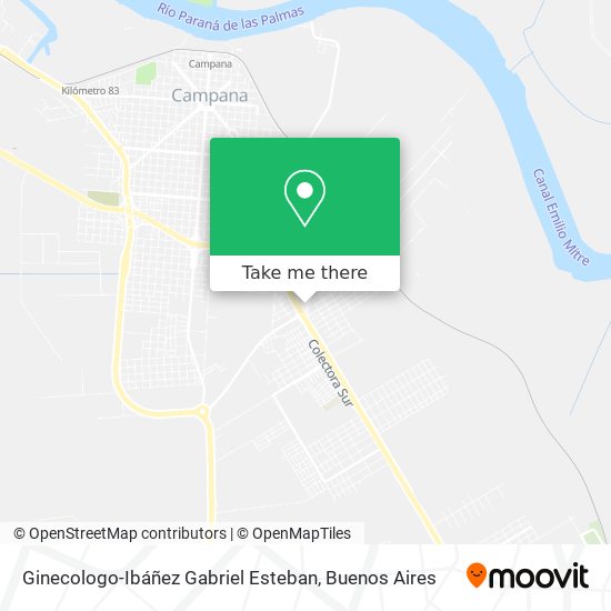 Ginecologo-Ibáñez Gabriel Esteban map