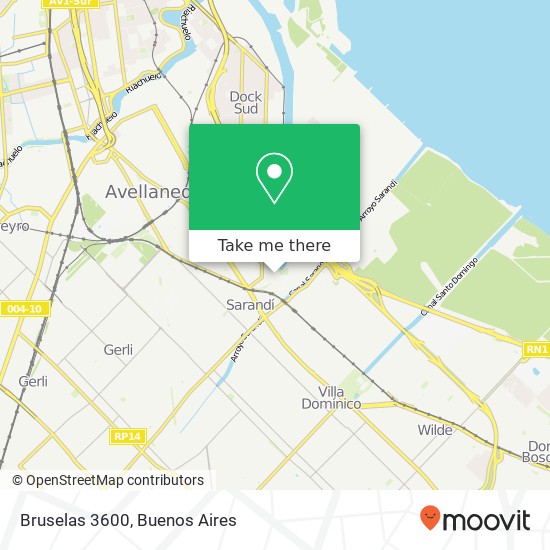 Bruselas 3600 map