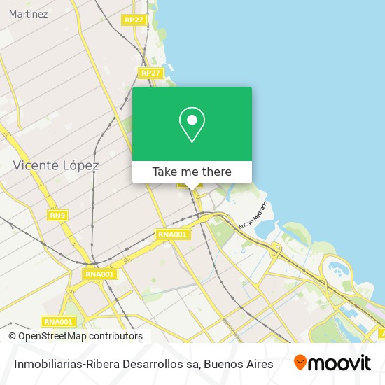 Inmobiliarias-Ribera Desarrollos sa map