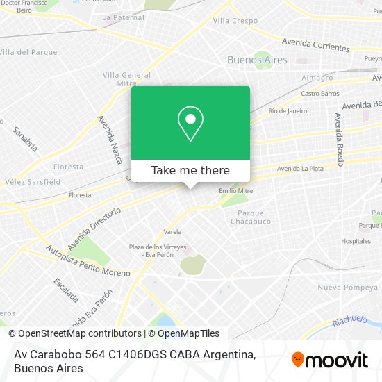 Av  Carabobo 564  C1406DGS CABA  Argentina map