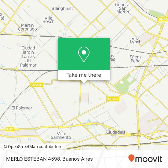 MERLO ESTEBAN 4598 map