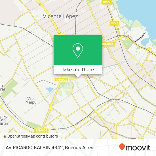 AV  RICARDO BALBIN 4342 map