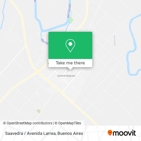 Mapa de Saavedra / Avenida Larrea