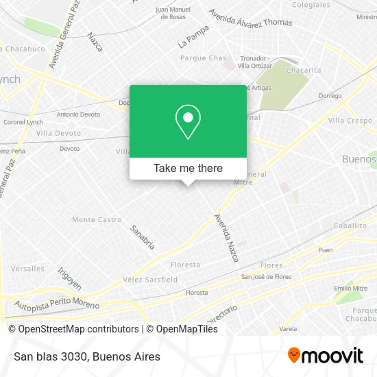 San blas 3030 map