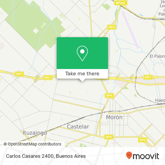 Carlos Casares 2400 map