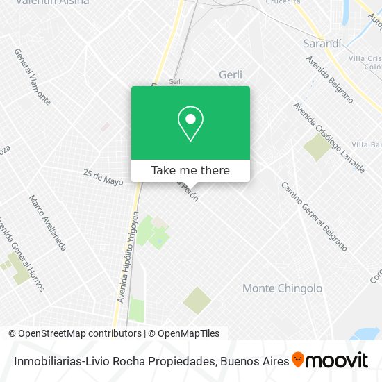 Mapa de Inmobiliarias-Livio Rocha Propiedades