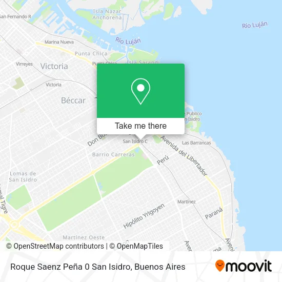 Mapa de Roque Saenz Peña 0  San Isidro