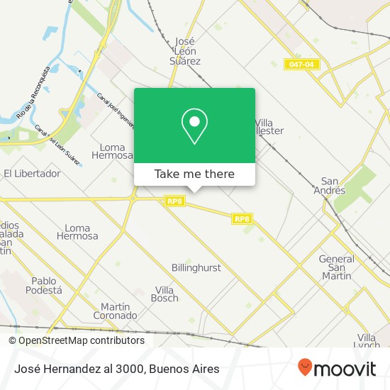 José Hernandez al 3000 map